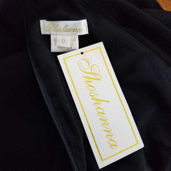 ShoShanna Off Shoulder Ruffle Sheath Dress Size 0 - Picture 8 of 9